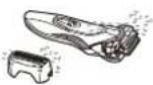 PANASONIC ESRT34 - Cleaning the shaver - 3