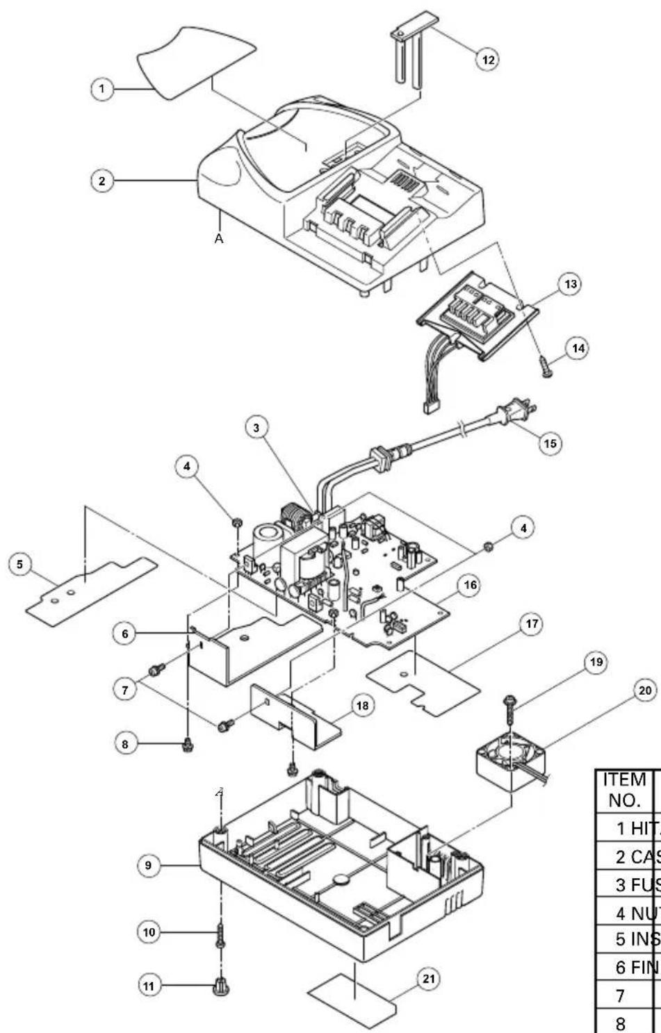HITACHI UC 18YRSL - NOTA: - 1