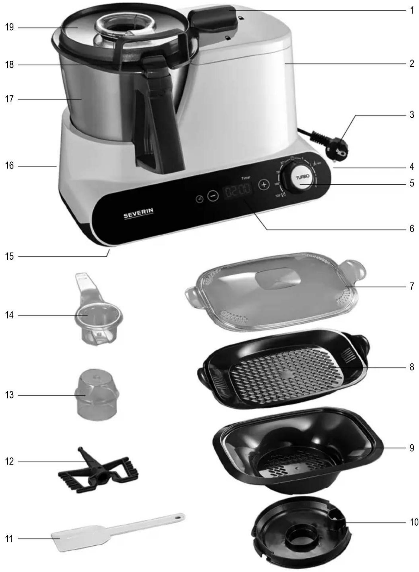 SEVERIN James the Wondermachine KM 3895 - Opstarten - 1
