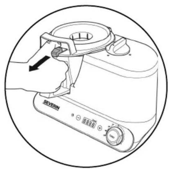 SEVERIN James the Wondermachine KM 3895 - ZdejmowaniePokrywki: - 1
