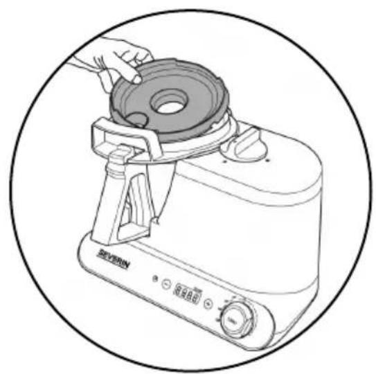SEVERIN James the Wondermachine KM 3895 - Steaming assembly - 1