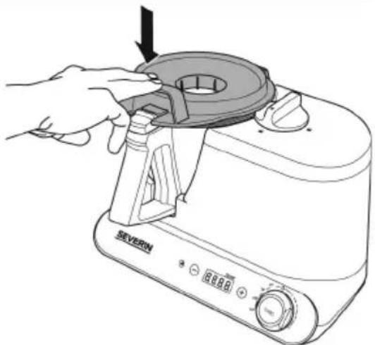 SEVERIN James the Wondermachine KM 3895 - Montering af Iaget: - 4