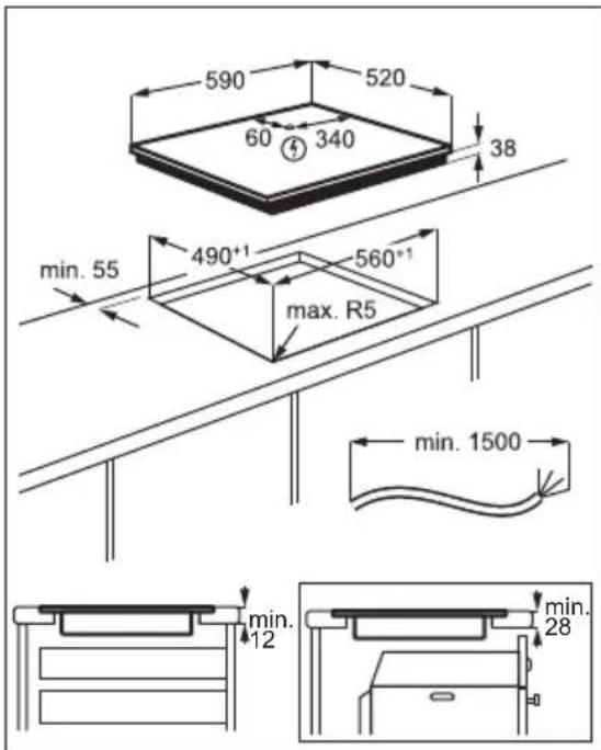 AEG HK634030FB - ADVARSEL! - 2