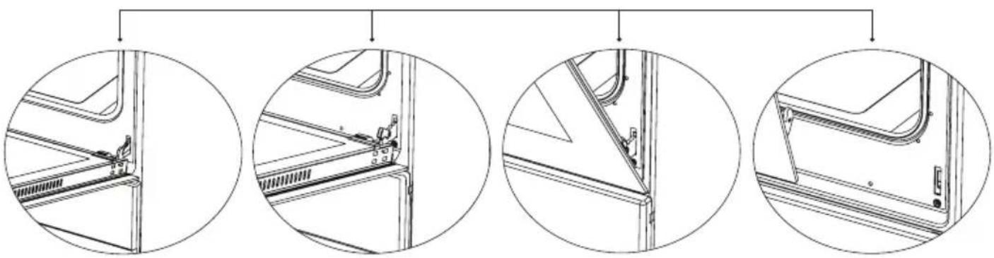 Orima ORD 650 E - CLEANING AND MOUNTING OVEN DOOR - 3