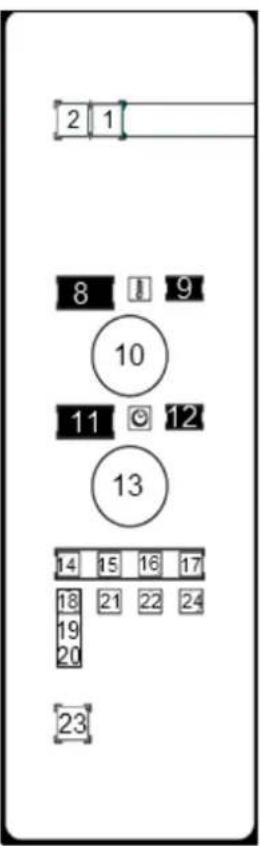 FAGOR ACE061 - BEDIENUNGSELEMENTE CONCEPT GAS - 2