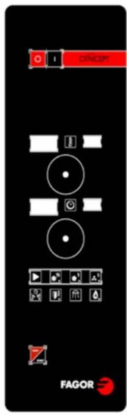 FAGOR ACE061 - BEDIENUNGSELEMENTE CONCEPT GAS - 1