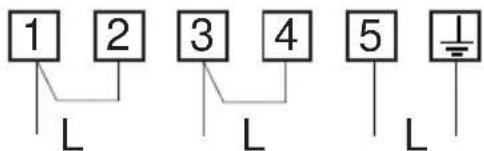 ASPES 4CA400BUT - CUADRO DE CONEXIONES SCHEMA DES BRANCHEMENTS ESQUEMA DE LIGAÇAO CONNECTION DIAGRAM - 4