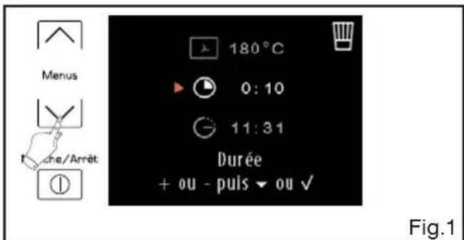 SAUTER SOP4970H - DUREE DE CUISSON ET HEURE DE FIN DE CUISSON - 4