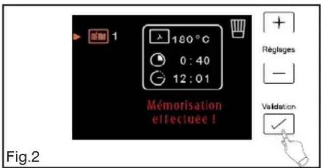 SAUTER SOP4840V - -Mémorisez une cuisson - 2