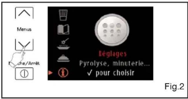 SAUTER SOP4840W - Comment régler l'heure - 1