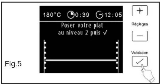 SAUTER SOP4840W - Utilisation de la fonction "recettes - 4