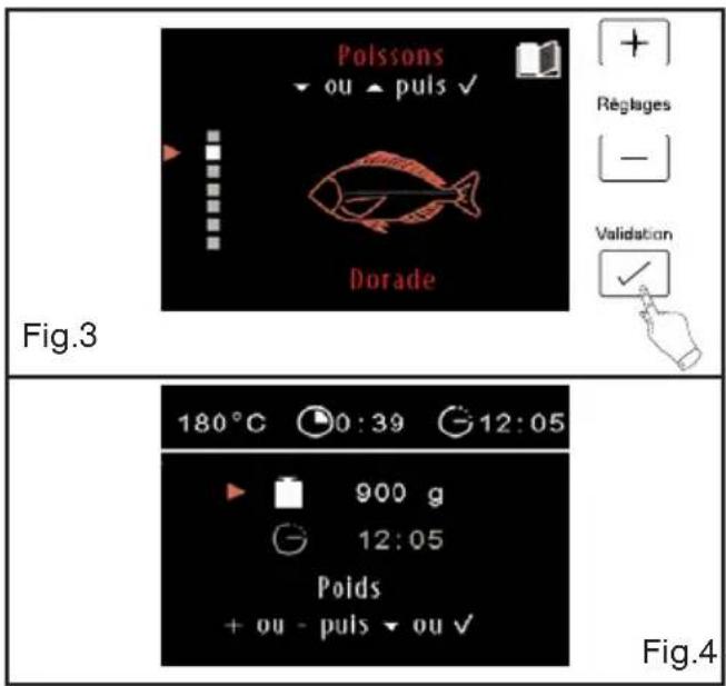 SAUTER SOP4840B - - UTILISATION DE LA FONCTION "RECETTES" - 3