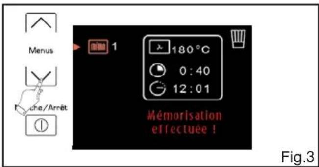 SAUTER SOP4840B - -Mémorisez une cuisson - 3