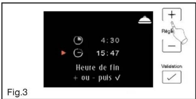 SAUTER SOP4840B - - DUREE DE CUISSON ET HEURE DE FIN DE CUISSON - 6