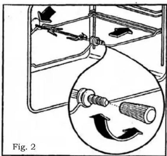 BAUMATIC B100ITBL - Comment utiliser le tournebroche (ou prun) - fig. 2 - 1