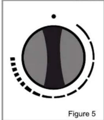 VALBERG VAL 56 PYR NVT - Bouton du thermostat du four: - 2
