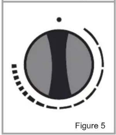 VALBERG VAL 56 PYR MIR - Manette thermostat du four: - 2
