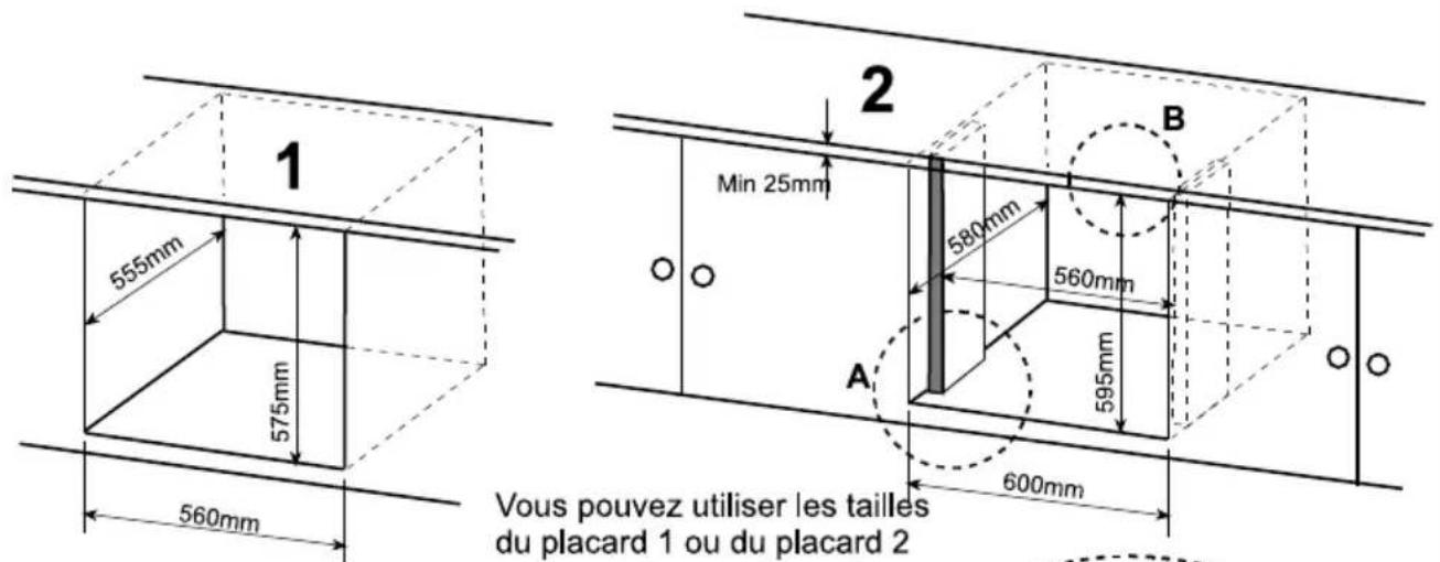 VALBERG VAL 56 PYR BVT - INSTALLATION DU FOUR ENCASTRABLE - 1