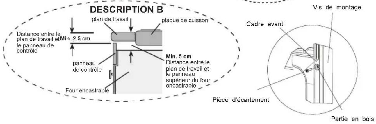 HIGH ONE HI 60 CNEB - Positionnement du four - 4