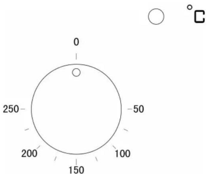 CALIFORNIA AK1004O2GOO2 - Bouton de commande du thermostat - 1