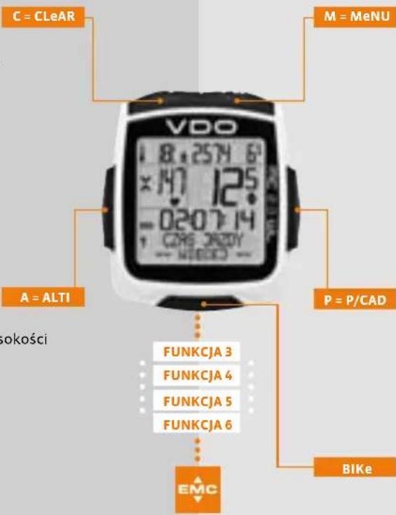 VDO MC 2.0 WL - Wtrybiefunkcji: - 1