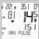 VDO MC 2.0 WL - This information is only available if the PULSE transmitter has been selected and paired. - 2