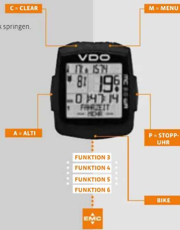 VDO MC 2.0 WR - Im Einstell-Modus: - 1