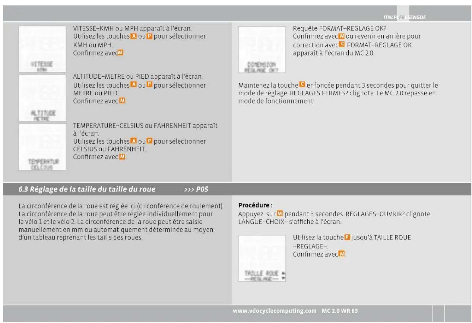 VDO MC 2.0 WR - Procedure: - 2