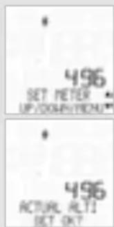 VDO MC 2.0 WR - Setting the current altitude/actual altitude - 3