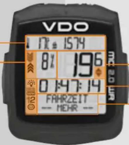 VDO MC 2.0 WR - Display - 1