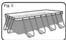 BESTWAY 56229 - Assembly of the Rectangular Frame Pool can be completed without tools. - 8