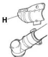 HUSQVARNA 533RS - Fitting the blade guard and saw blade - 2