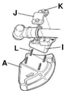 HUSQVARNA 533RS - A pengevedo es a fureszpenge osszeszerelese - 3