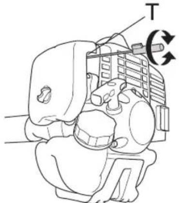 HUSQVARNA 533RS - Tomgangsjustering (T) - 1