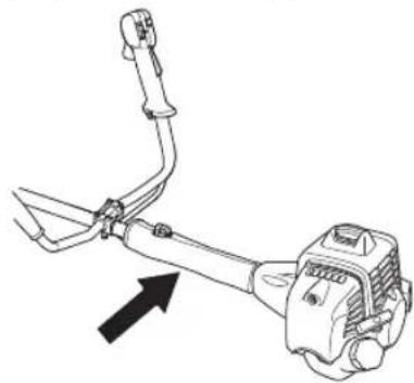 HUSQVARNA 533RS - Juhtraua ja gaasikäepideme paigaldamine - 3