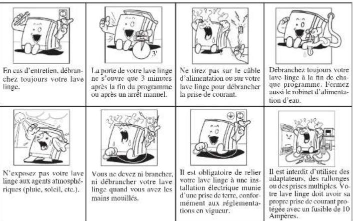 BLUESKY BLT 1200 - 1-1 A dire attentivement avant utilisation de votre lave linge - 1