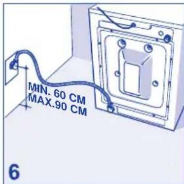 BLUESKY BLS 1000 - Comment emballer de nouveau le lave-linge - 4