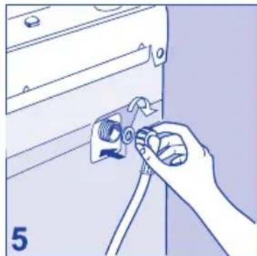 BLUESKY BLS 1000 - Comment emballer de nouveau le lave-linge - 3