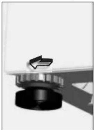 BLUESKY BLF 1430 - REGLAGE DES PIEDS - 1