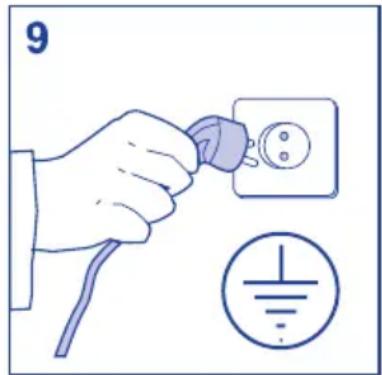 BLUESKY BLF 1220 - Branchement électrique - 2