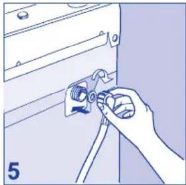 BLUESKY BLF 1220 - Comment emballer de nouveau le lave-linge - 3
