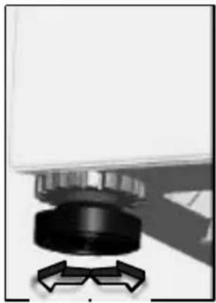 BLUESKY BLF 1230 - REGLAGE DES PIEDS - 2