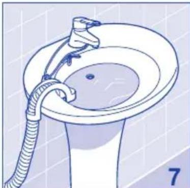 BLUESKY BLF 1200 I - Comment emballer de nouveau le lave-linge - 5