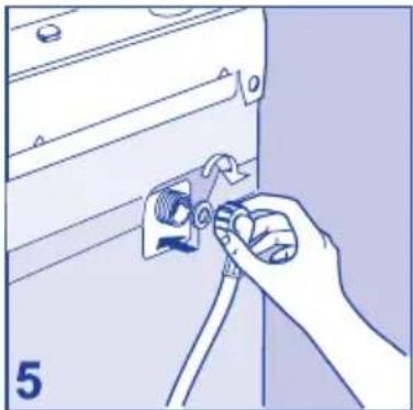 BLUESKY BLF 1200 I - Comment emballer de nouveau le lave-linge - 3