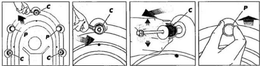 BLUESKY BLF 1011 - Enlever les brides de sécurité à l'arrière de l'appareil. - 1