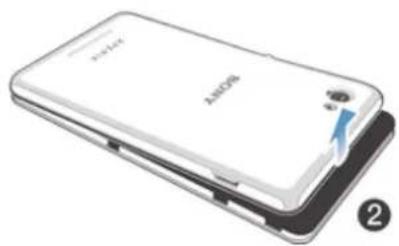 SONY Xperia M 1904 - Pour retirer le cache arriere - 2