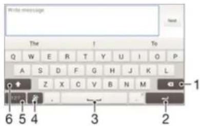 SONY Xperia M 1904 - Clavier virtue - 1