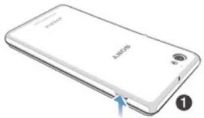 SONY Xperia M 1904 - Pour retirer le cache arriere - 1