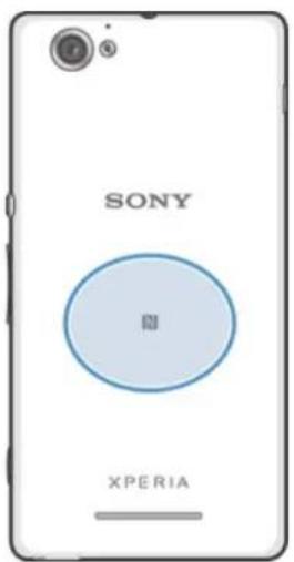 SONY Xperia M 1904 - Zone de détction NFC - 1