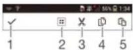 SONY Xperia M 1904 - Barredapplication - 1